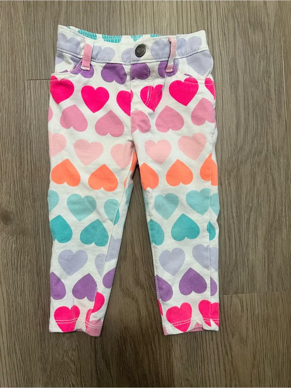 The Children’s Place Y2K Heart Print Sweater & Jeggings Set 18-24M